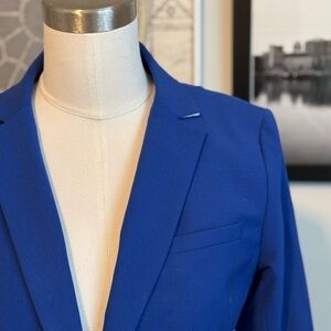 Banana Republic blazer royal blue size 2 Italian wool